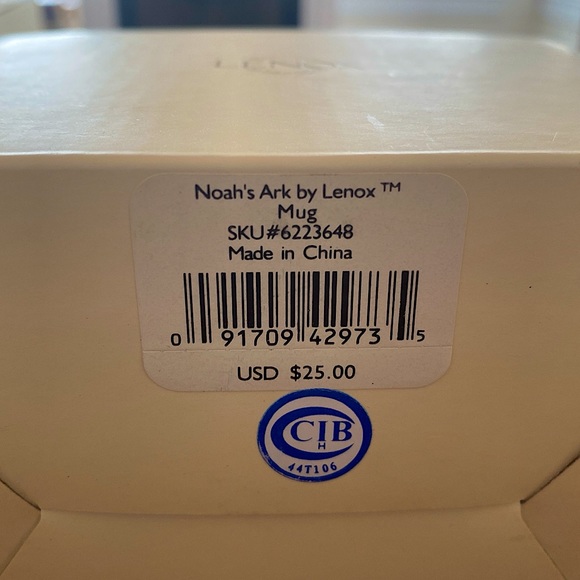NWT Noah’s Ark by Lenox Baby Mug - Picture 6 of 7